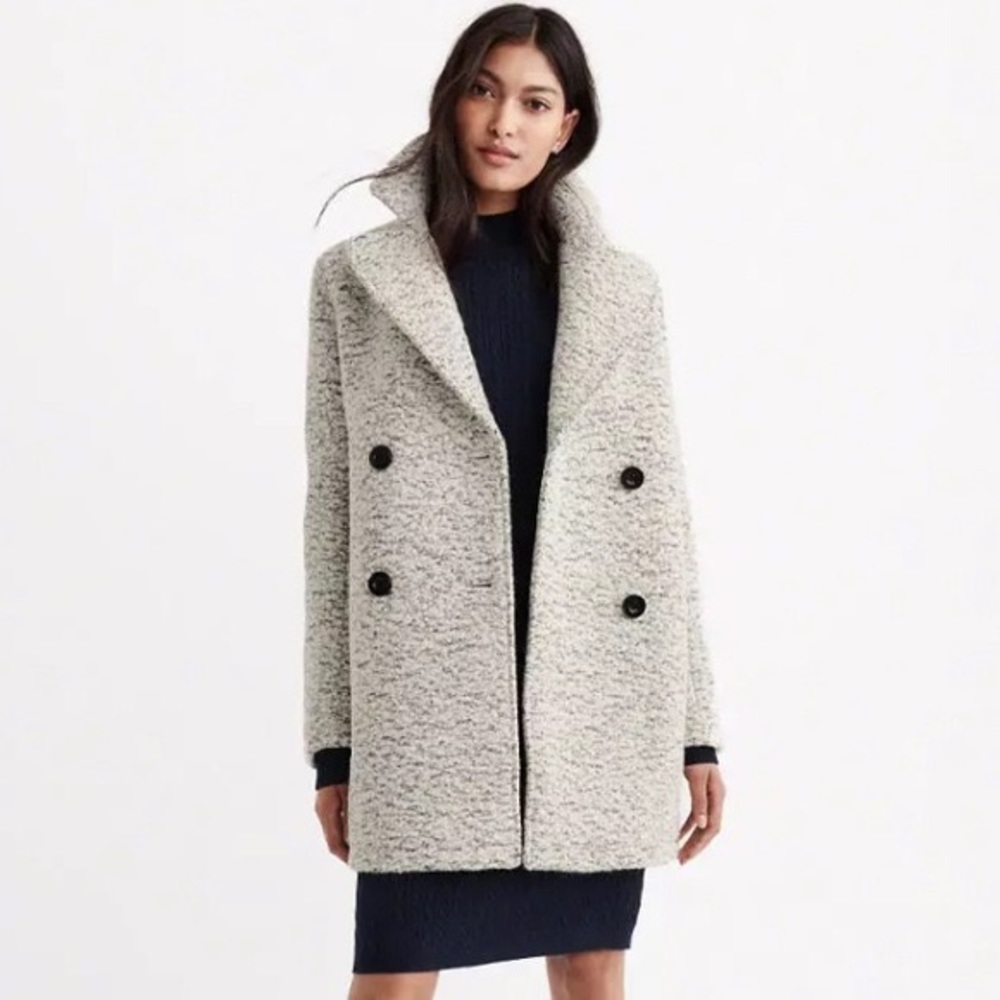 Abercrombie & Fitch Boucle Peacoat - S
